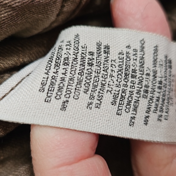 Free People Ruffle Hem Military Jacket- Olive Green -S - Picture 5 of 11